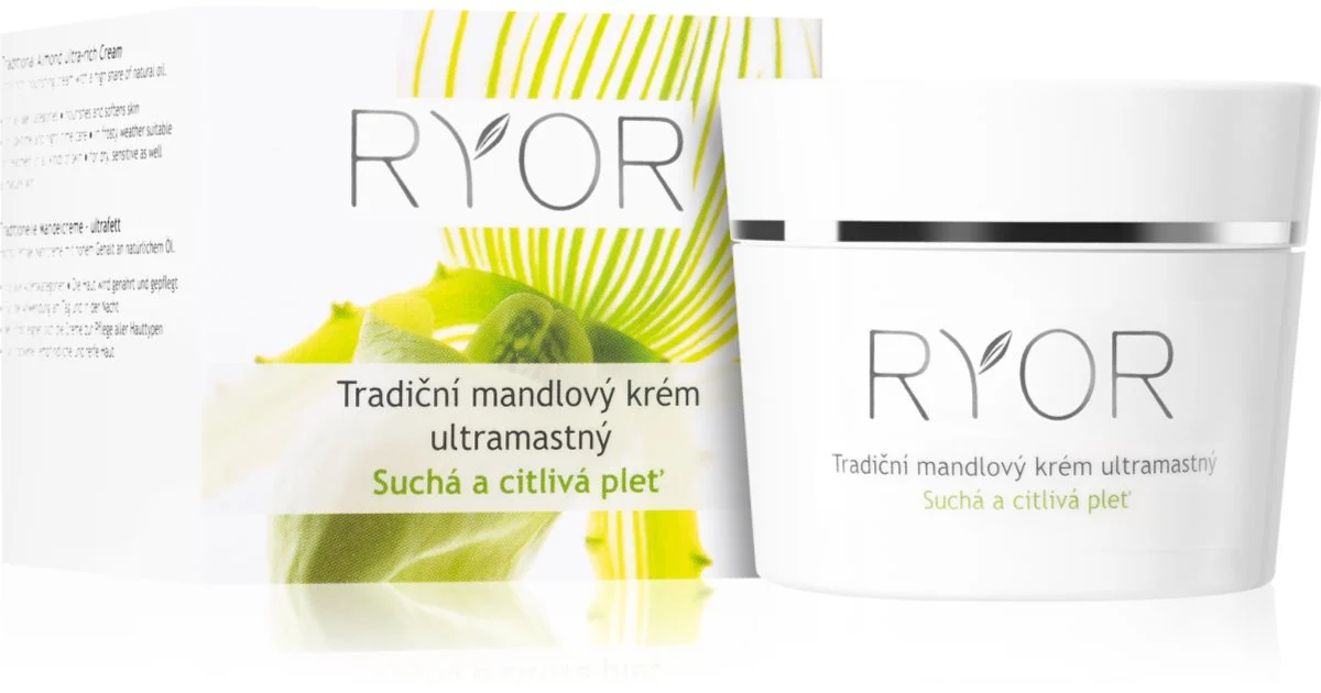 RYOR Dry And Sensitive crema tradizionale alle mandorle ultragrassa 50 ml