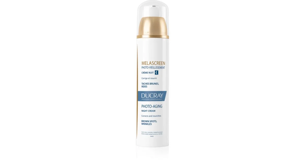 Ducray Melascreen Foto Invecchiamento Crema Notte Macchie Marroni E Rughe 50ml