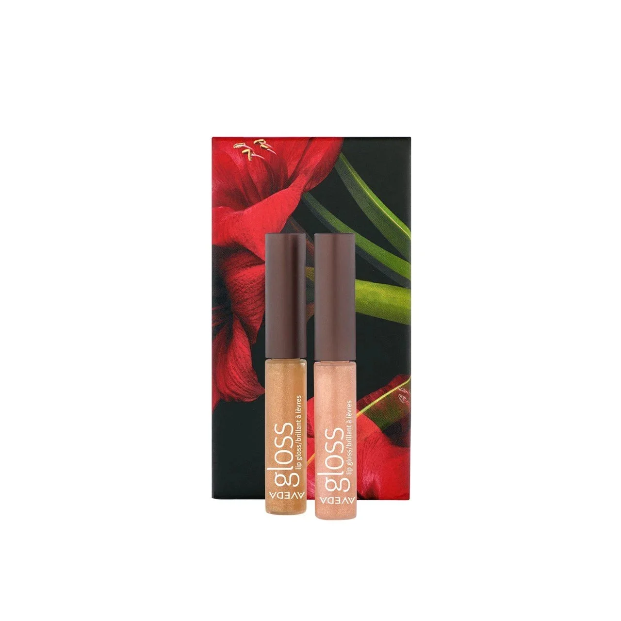 Set regalo 2020 Aveda: Feed My Lips, naturale, brillante, lucidalabbra, oro brillante, 2,5 ml + Feed My Lips, naturale, brillante, lucidalabbra, oro rosa, 2,5 ml
