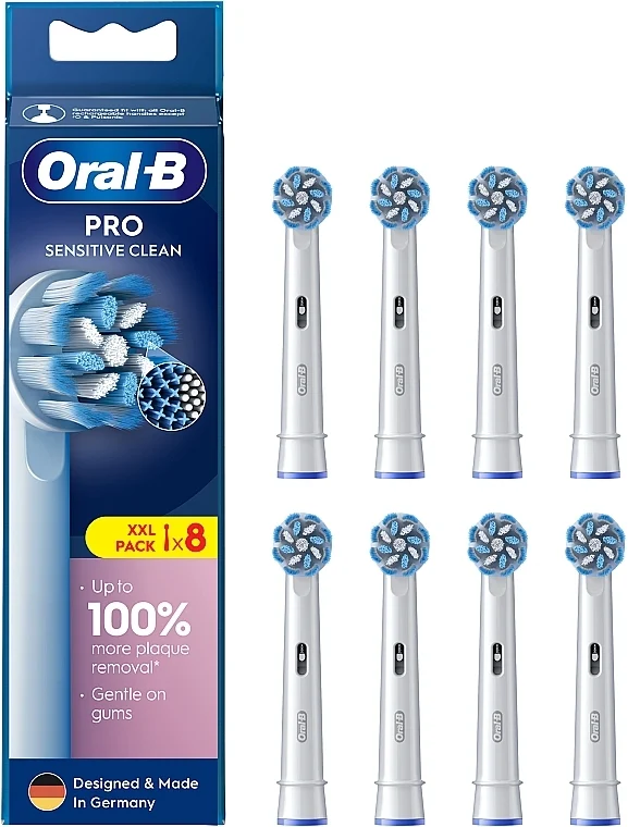 Testine di ricambio per spazzolino elettrico, 8 pz.