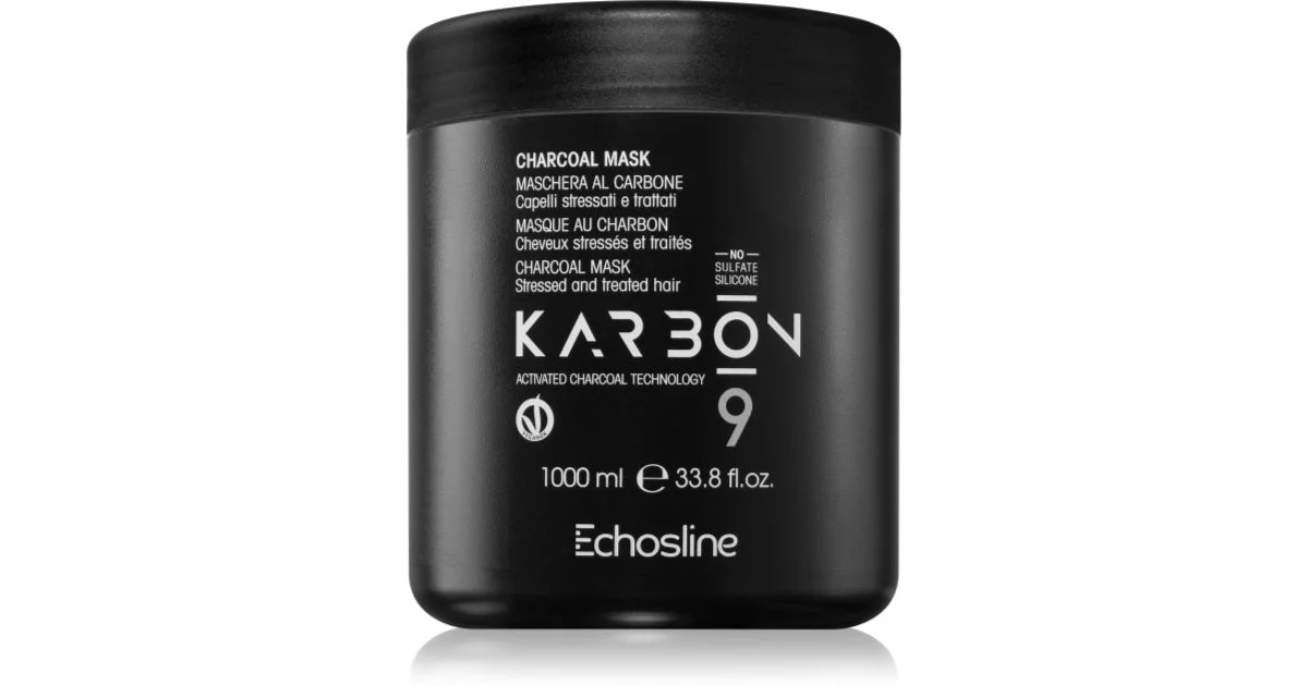 Echosline Carbon 9 Maschera al carbone 1000 ml