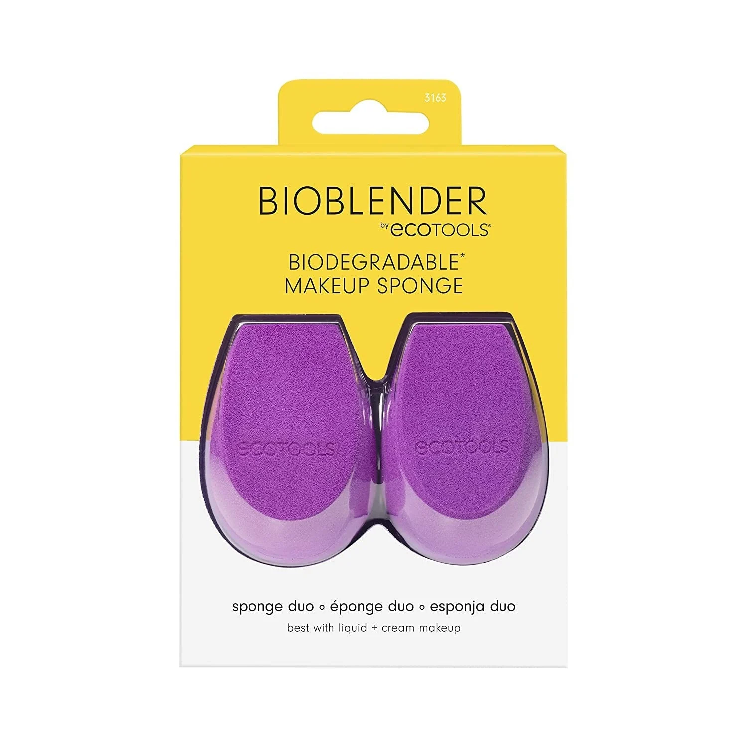 Set Duo EcoTools Bioblender Trucco Spugna Viola 2 pezzi