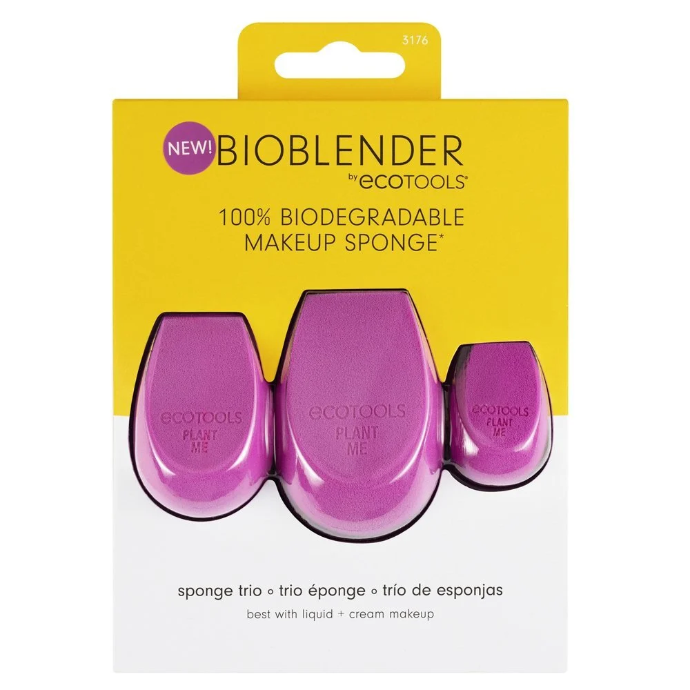 Set Trio EcoTools Bioblender Trucco Spugna Viola 3 pezzi