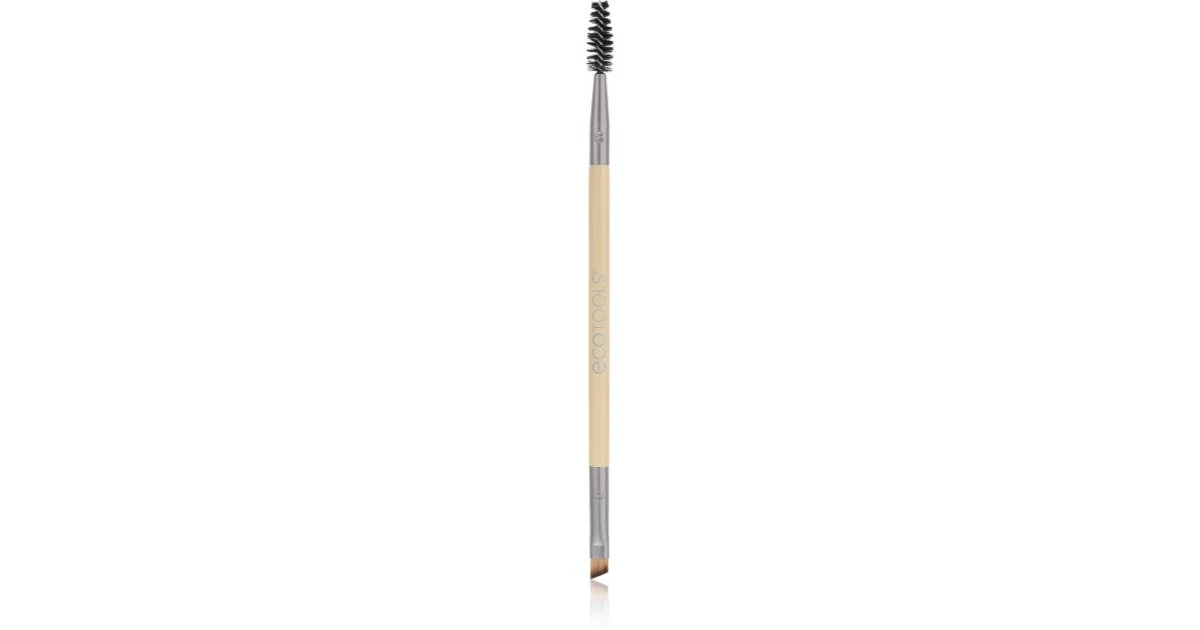 Ecotools Tools Pennello Doppio Per Sopracciglia Con Spazzolino 1 Pz