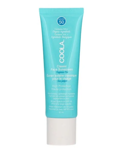 COOLA Classic Face Sunscreen Fragrance Free SPF 50
