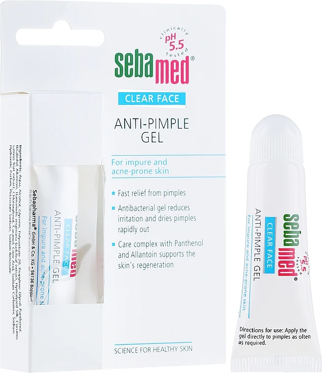 Gel detergente per il viso, anti-acne