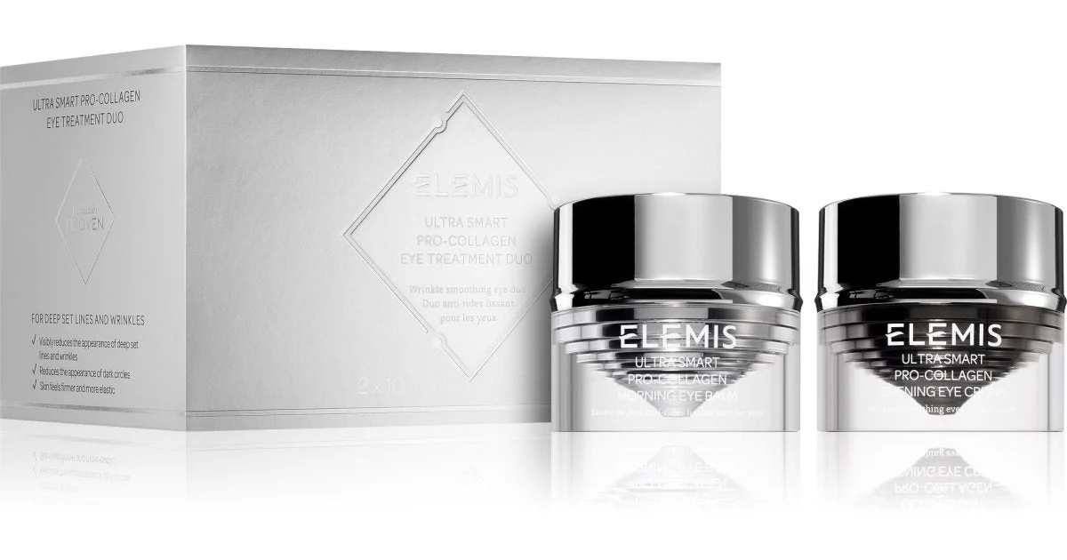 Elemis Ultra Smart Pro-Collagen Trattamento Occhi Duo Crema Antirughe Contorno Occhi 2X 10Ml