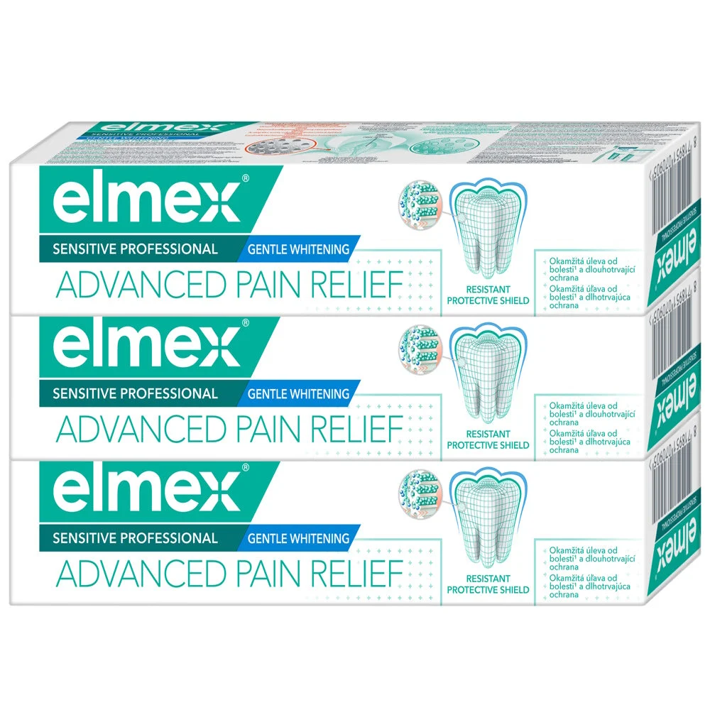 Elmex Dentifricio trio sbiancante sensibile (denti sensibili) - 75 ml