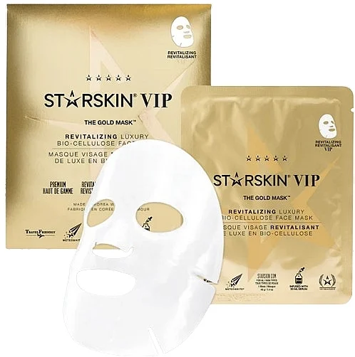 Maschera viso all'oro