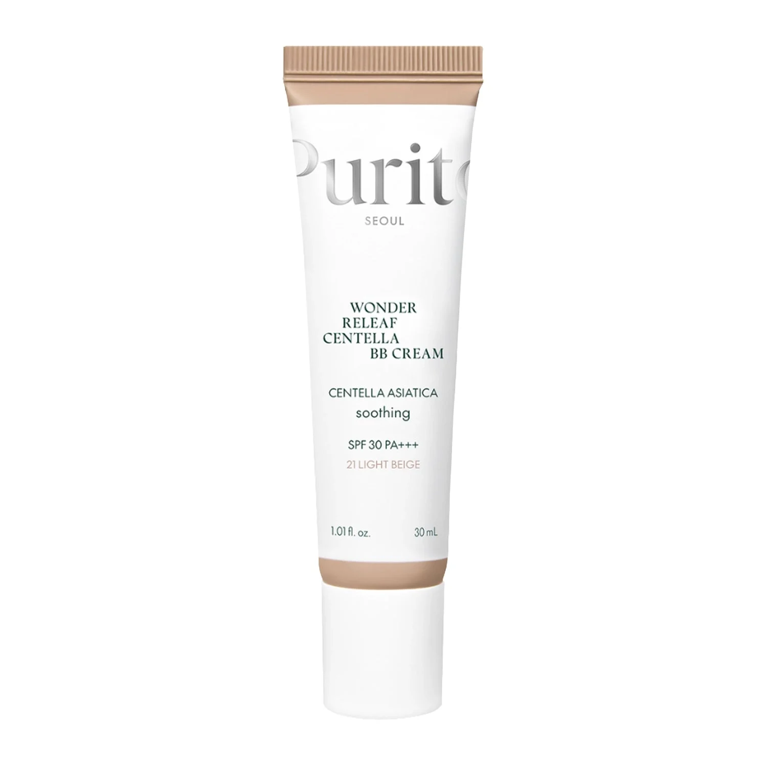 Purito Seoul Wonder Releaf Centella BB Cream SPF30 PA+++ 21 Light Beige 30ml