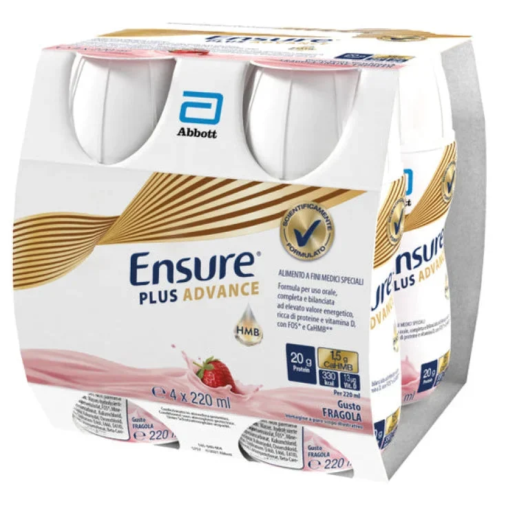 Abbott srl Ensure Plus Advance Fragola Abbott 4X220Ml