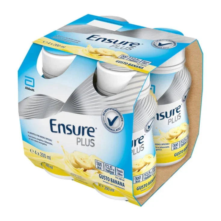 Abbott srl Ensure Plus Banana Abbott 4X200Ml