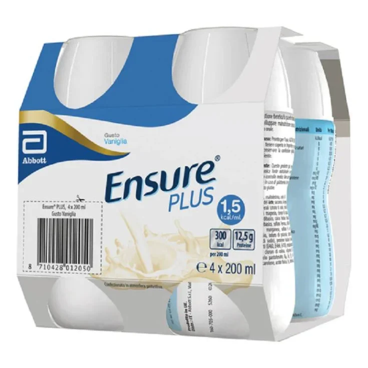 Abbott srl Ensure Plus Vaniglia Abbott 4X200Ml