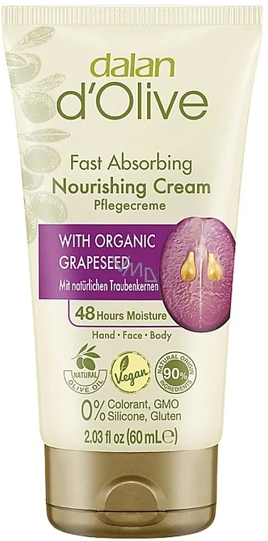 Crema per mani e corpo con estratto di uva