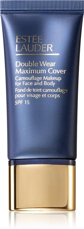 Estee lauder Double Wear Maximum Cover Camouflage Makeup per Viso e Corpo SPF 15 30 ml 1N1 Ivory Nude