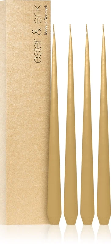 ester & erik taper candle sunglow (no. 04) candela decorativa 4x32 cm