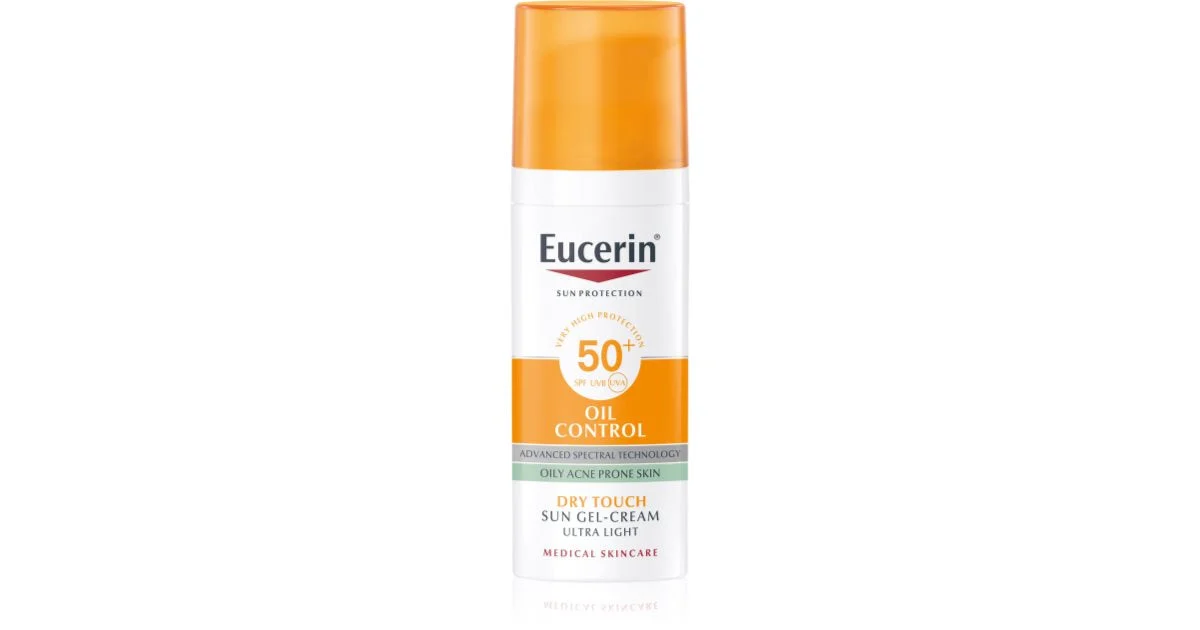 Eucerin Sun Oil Control Crema-Gel Protettivo Per Il Viso Spf 50+ 50 Ml
