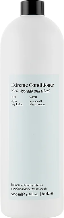 Balsamo per capelli nutriente con olio di avocado e grano