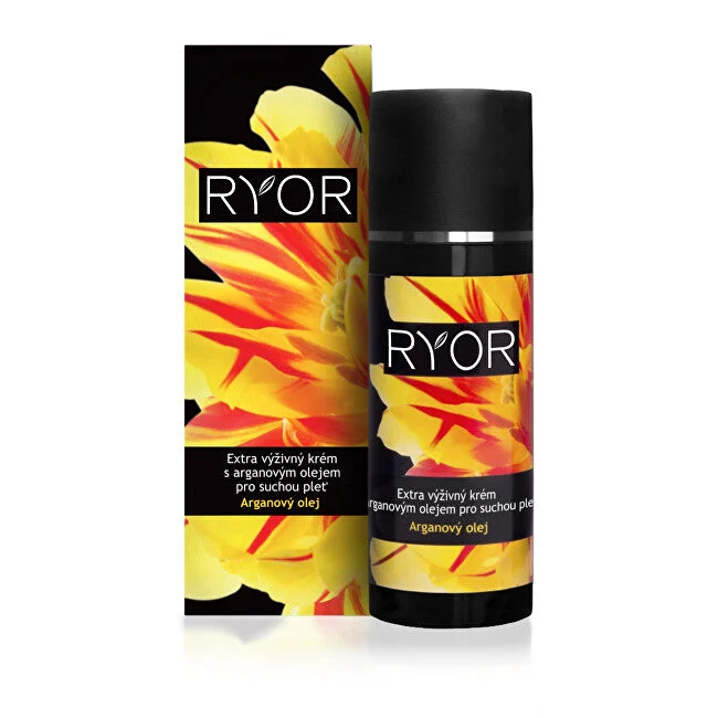 Ryor Crema extra nutriente con olio di argan per pelli secche 50 ml