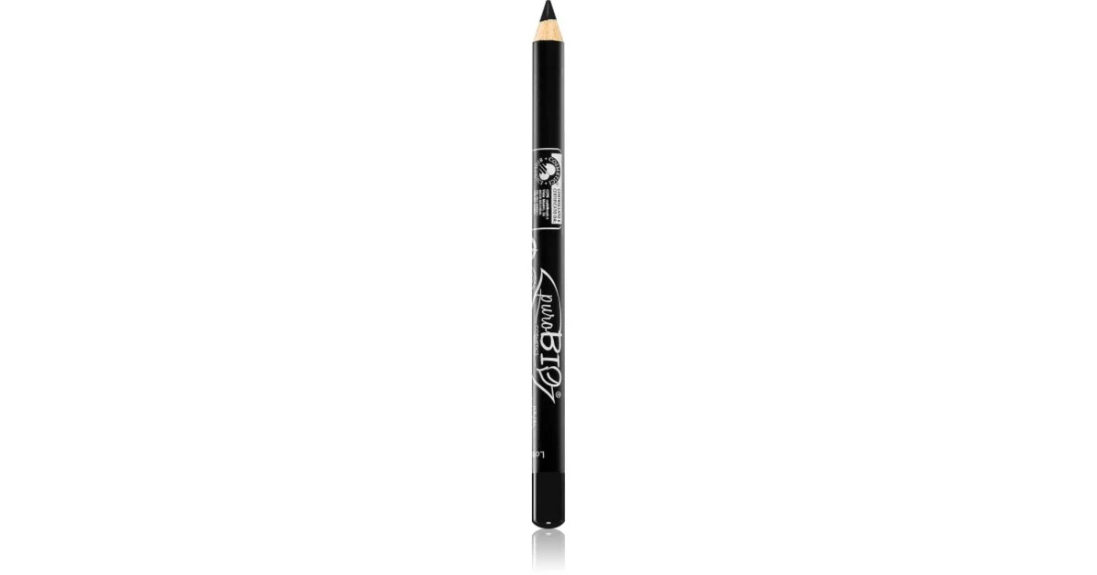 puroBIO Cosmetics Eyeliner matita occhi colore 01 nera 1,3 g