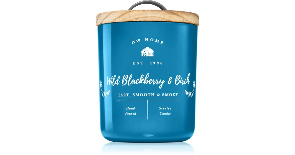 DW Home Farmhouse Wild Blackberry & Birch candela profumata 255 g