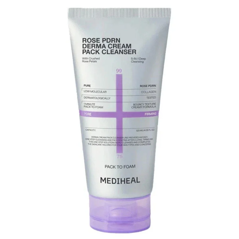 Rose PDRN Derma Cream Pack detergente 120 ml