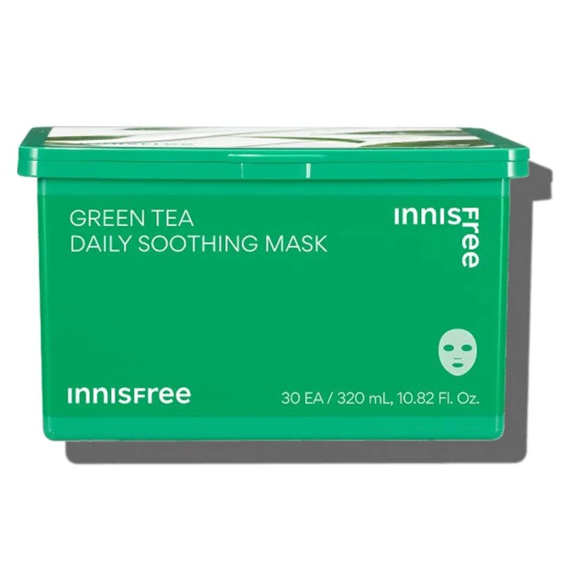 Maschera lenitiva quotidiana al tè verde (30 pezzi)