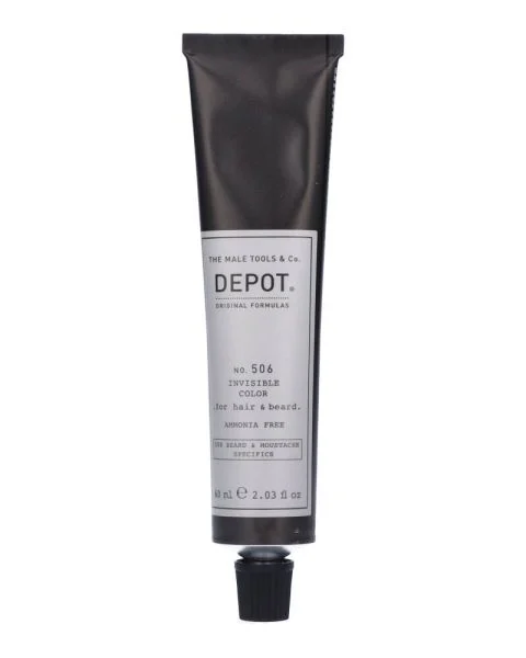 Depot NO. 506 Invisible Color - For Hair And Beard - Natural Steel