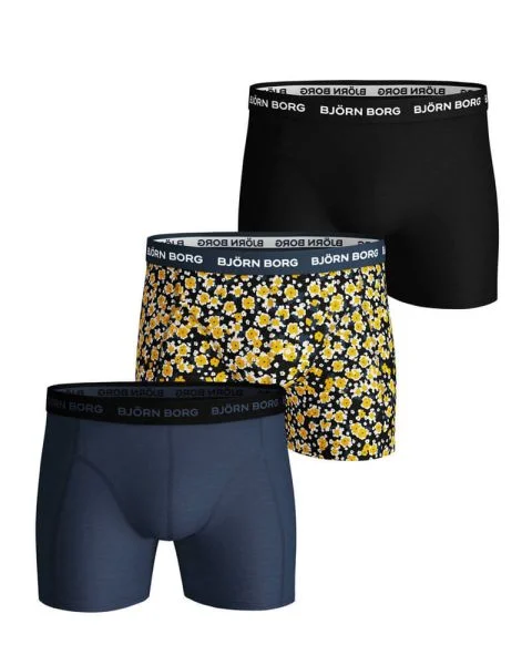 Björn-Borg Cotton Stretch Shorts 3-pack- Str. M