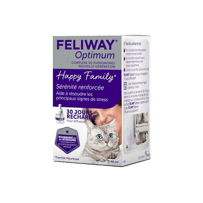 Feliway Optimum Recharge per Diffusore Elettrico Serenità Rinforzata Gatto 48ml