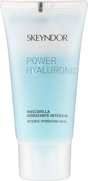 Maschera viso idratante intensiva con acido ialuronico