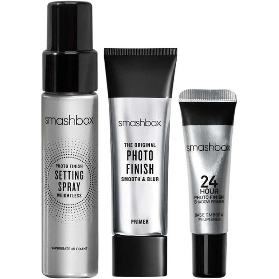 Set Smashbox: Photo Finish Matte Finish Liquid Primer 12 ml + Photo Finish Spray fissante 30 ml + Photo Finish Primer ombretto 7 ml