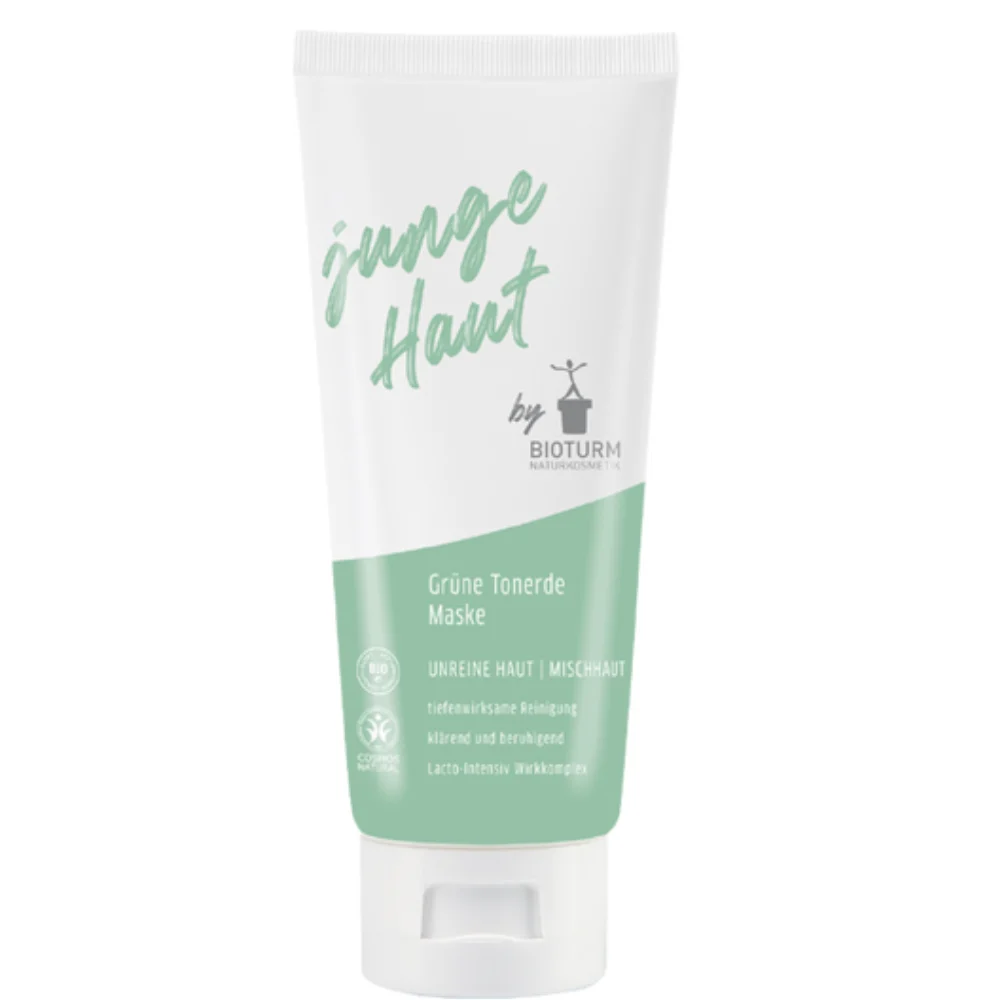 Bioturm Maschera all'Argilla Verde per Pelli Giovani 100 ml