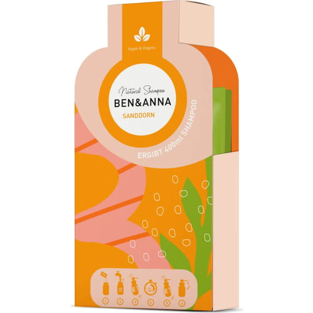 Ben & anna Shampoo Flakes Aloe Vera Olivello spinoso (40 g)