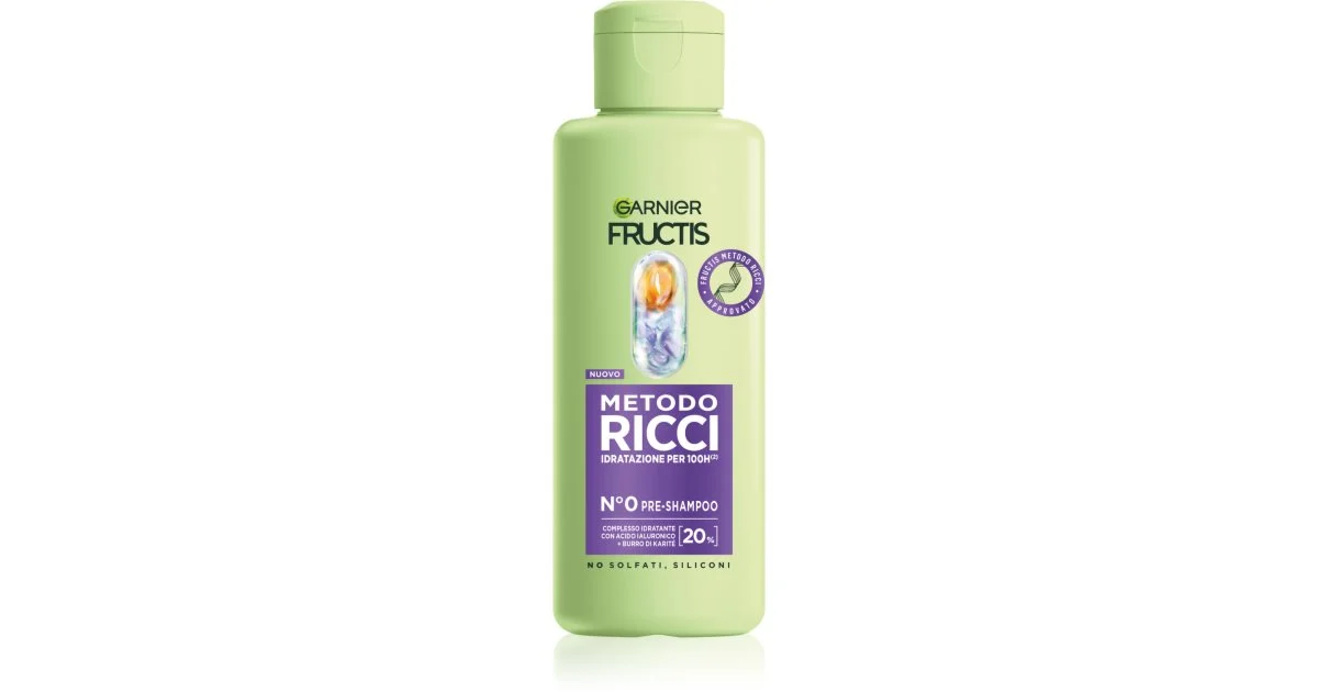 Garnier Fructis Metodo Ricci trattamento pre-shampoo per capelli ricci 200 ml