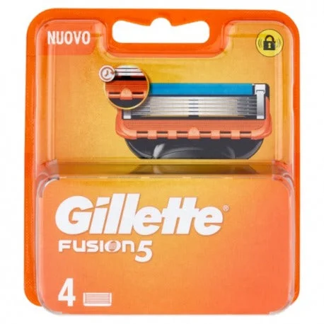 Gillette Fusion5 Per Rasoio A 5 Lame Confezione Da 4 Lamette