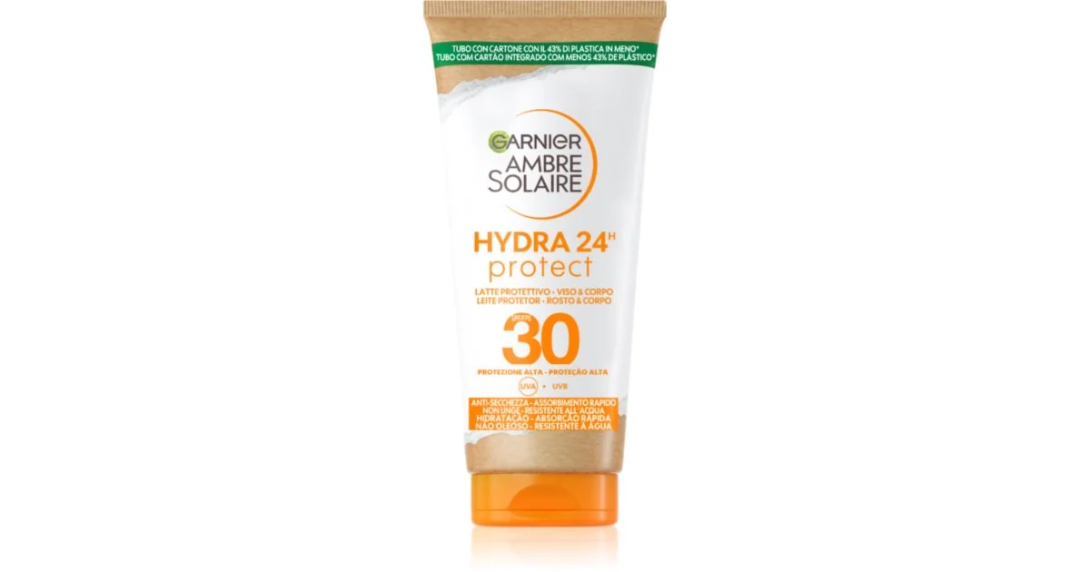 Garnier Ambre Solaire Hydra Protect crema idratante e protettiva confezione da viaggio SPF 30 50 ml