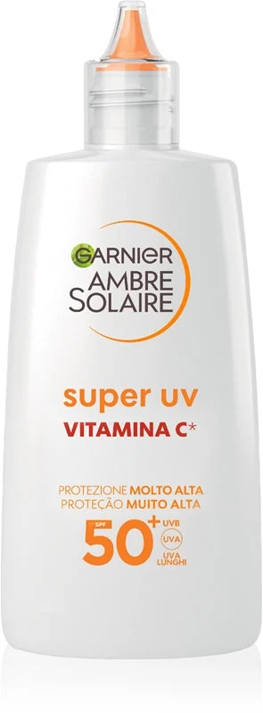 Garnier Ambre Solare Super Uv Lezione Protettiva Leggera Contro Le Macchie Della Pelle Con Vitamina C Spf 50+ 40 Ml