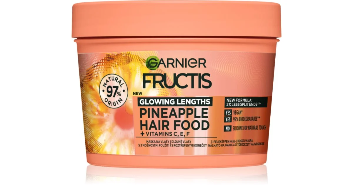 Garnier Fructis Food Maschera capelli all'Ananas - 400ml