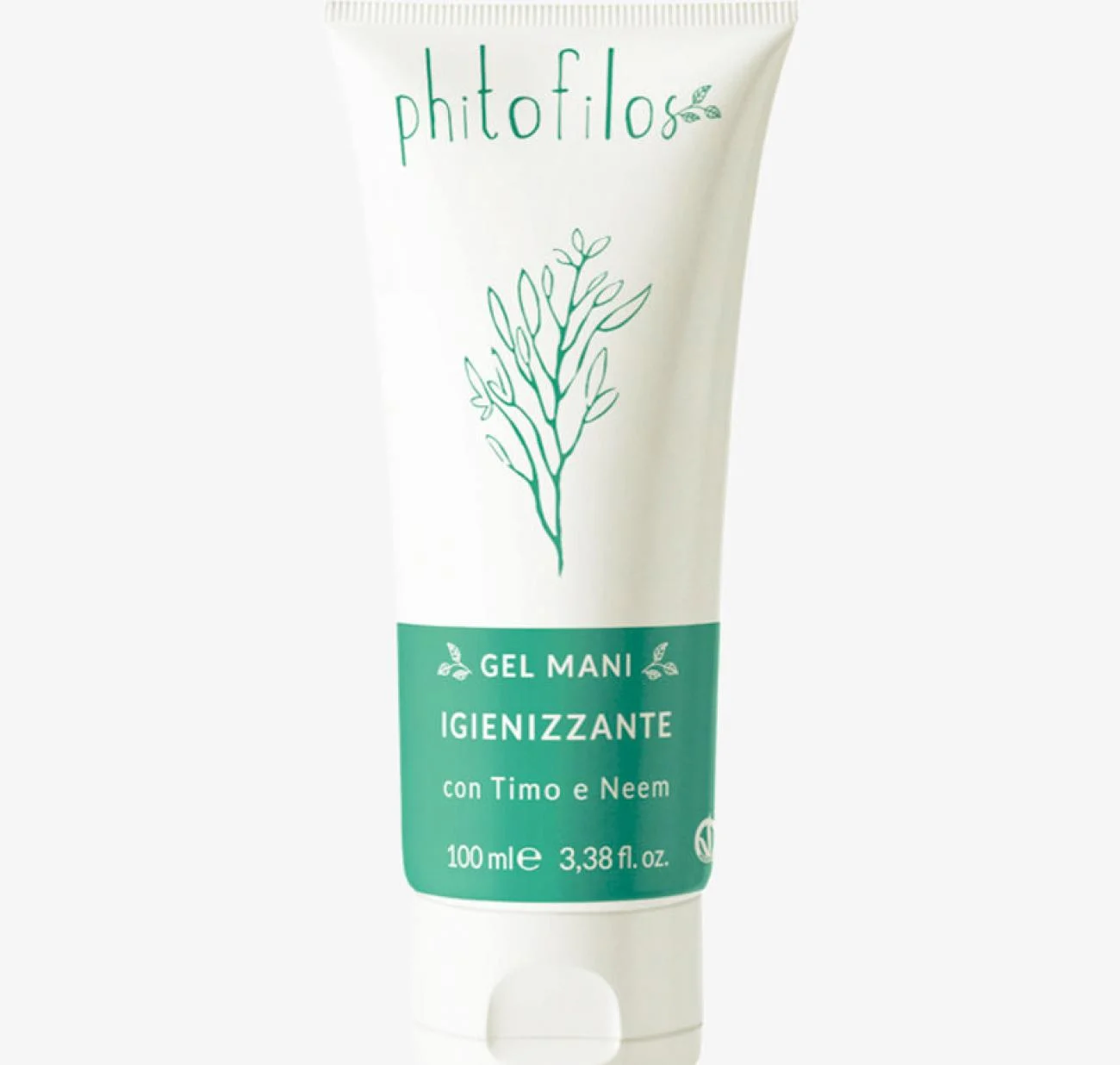 Phitofilos Gel Iglienizzante Mani al Timo e Neem, 100 ml