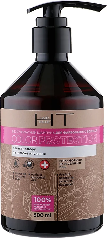 Shampoo senza solfati per capelli colorati
