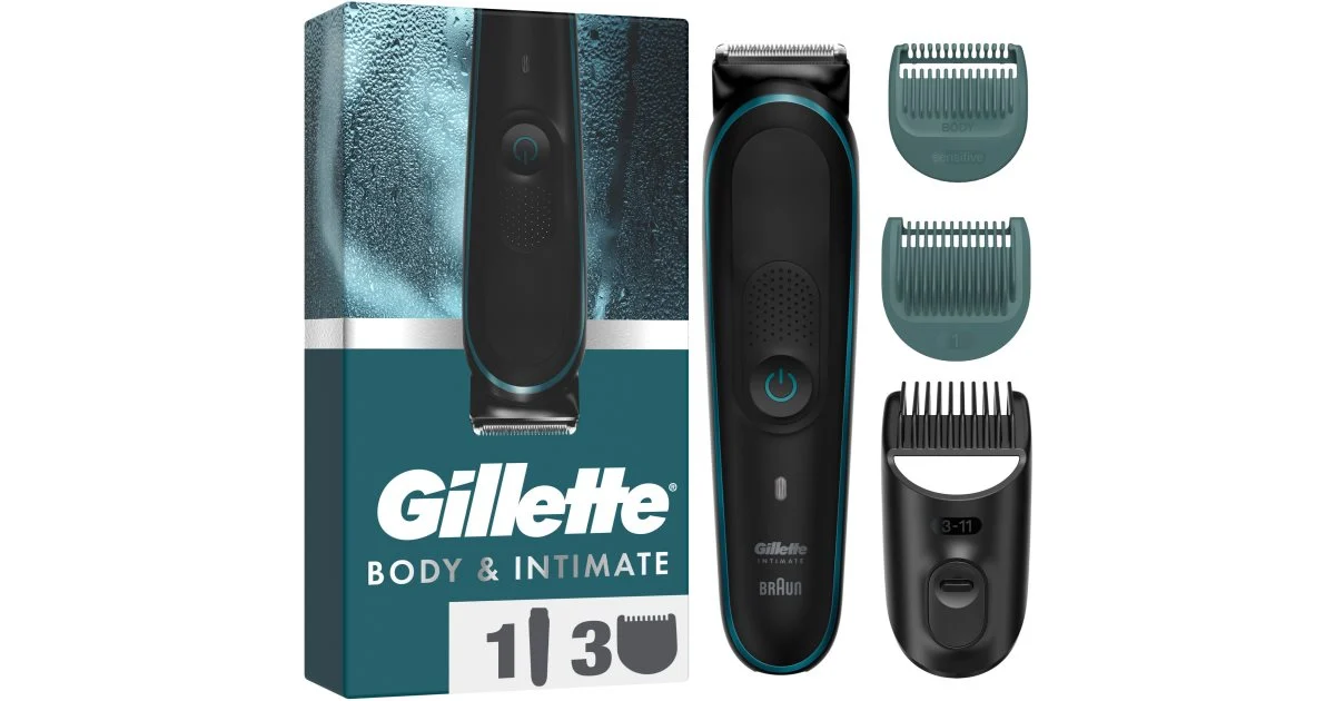 Gillette I5 Trimmer Per Parti Intime E Corpo Per Uomo