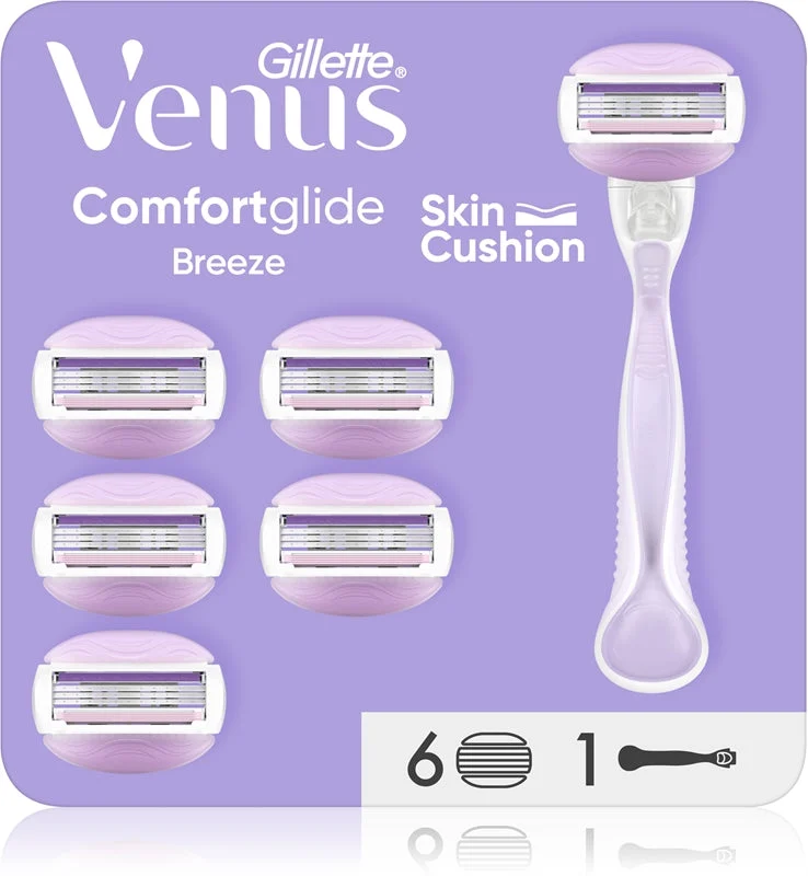 Gillette Venus Comfortglide Breeze Lame Di Ricambio 6 Pezzi