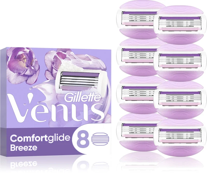Gillette Venus Comfortglide Breeze Lame Di Ricambio 8 Pezzi