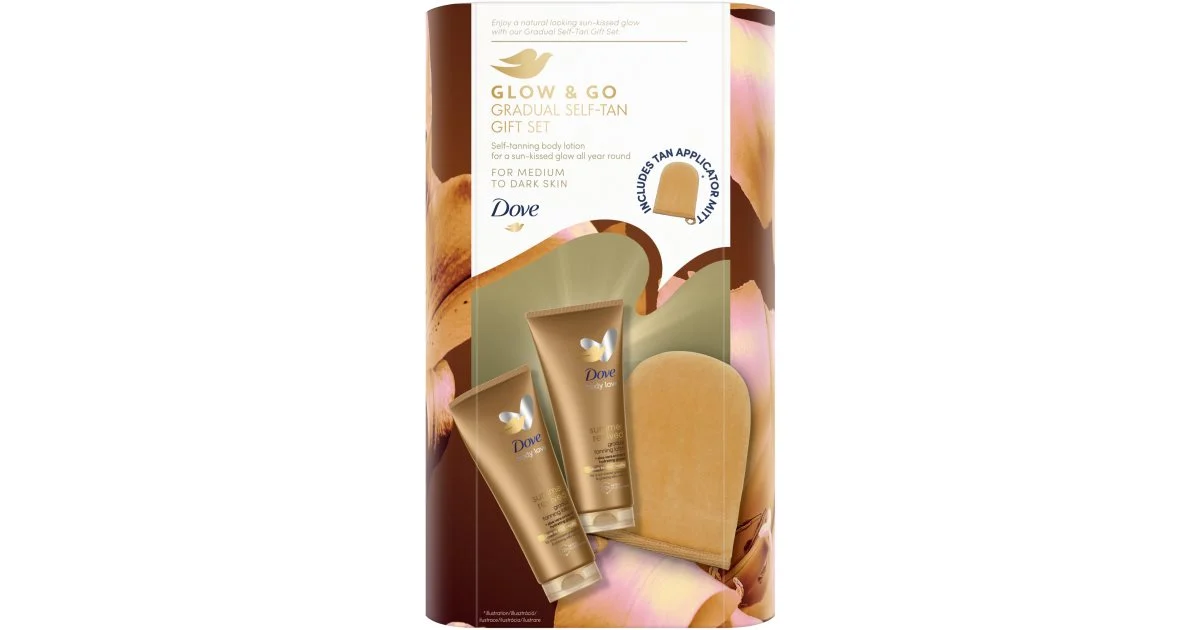 Dove Glow & Go Gradual Self-Tan Set per un’abbronzatura perfetta