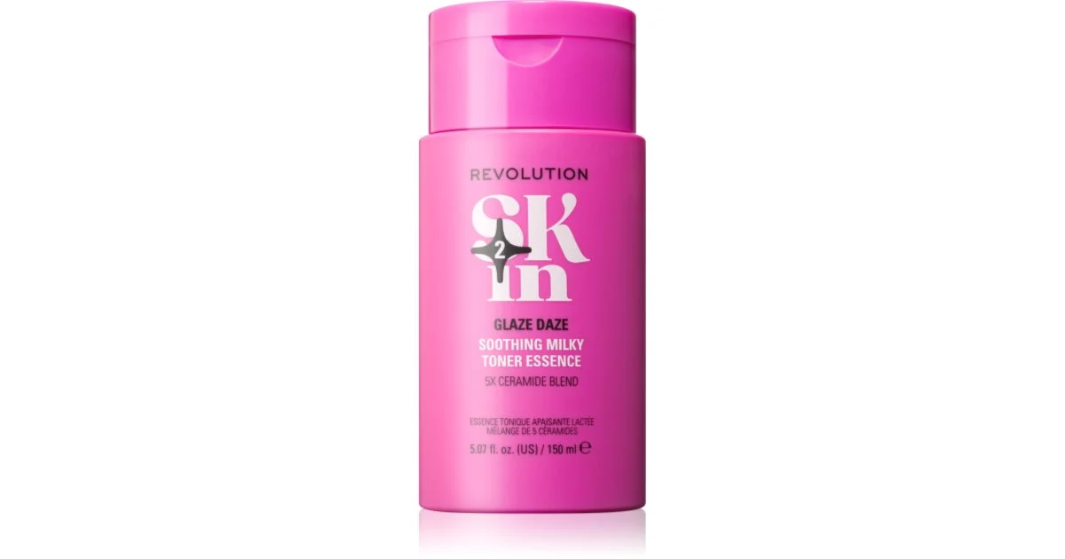 Revolution Skincare Go Gentle Glaze Daze lozione tonica lenitiva con ceramidi 150 ml