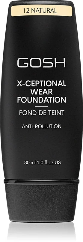 Gosh X-Ceptional Fondotinta Lunga Tenuta Colore 12 Natural 30 Ml
