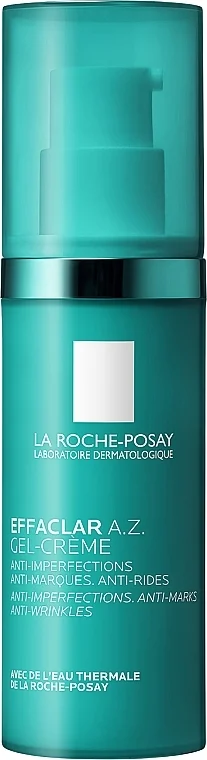 Gel-crema con complesso di tre acidi per ridurre le imperfezioni della pelle problematica del viso, prevenirne la ricomparsa e correggere le rughe