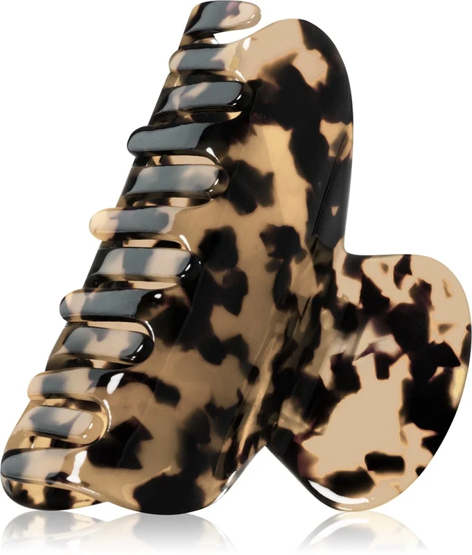 BrushArt Hair Claw clip Pinza per capelli Tortoise shell light