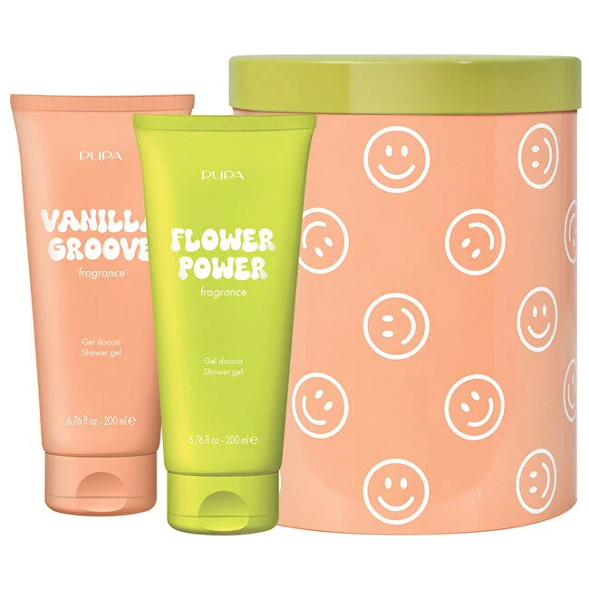Pupa milano Kit Happy Box con scanalatura alla vaniglia e potere floreale, set regalo 3